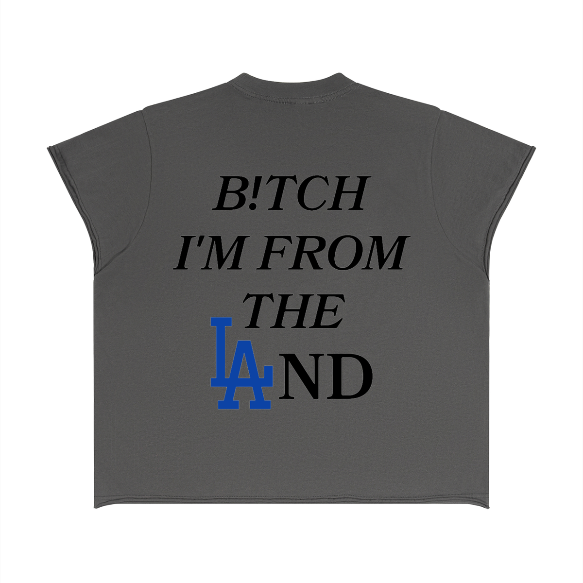 Unisex Boxy Raw Edge T-Shirt