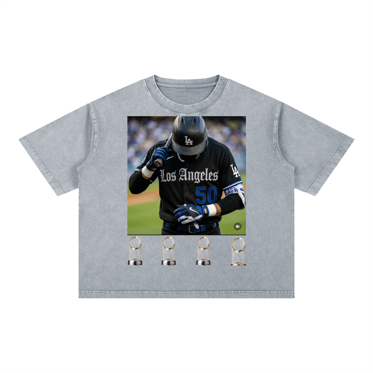 Mineral Wash Boxy Cotton T-Shirt