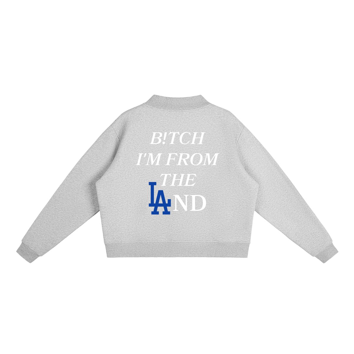 Essential Fleece Mock-Neck Crew Sweatshirt