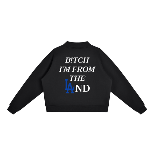 Essential Fleece Mock-Neck Crew Sweatshirt