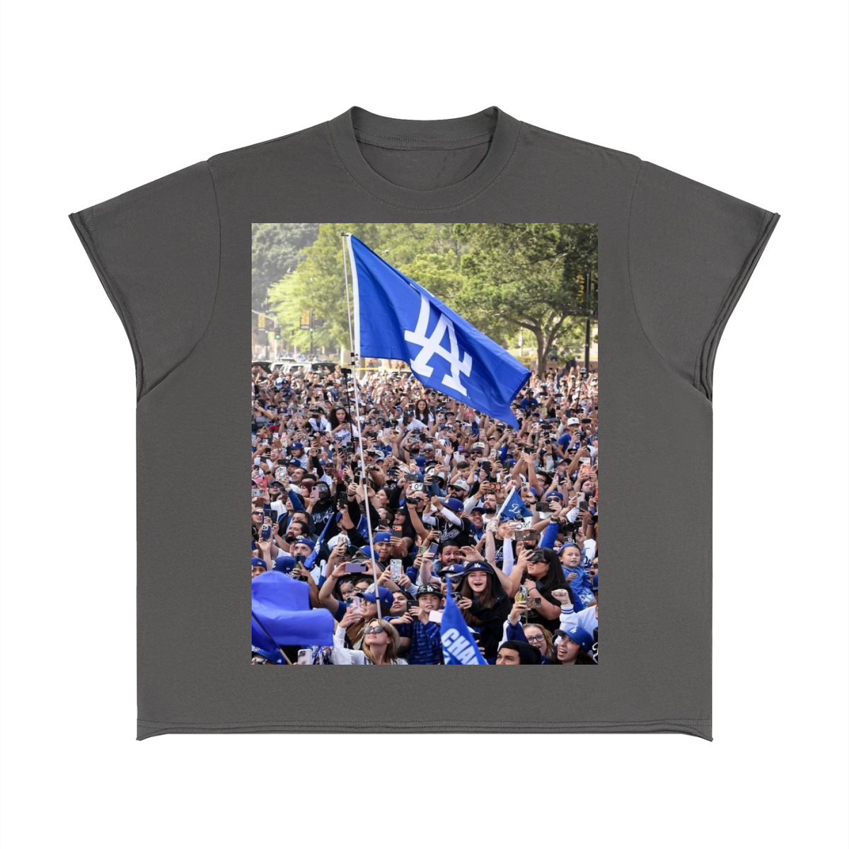 Unisex Boxy Raw Edge T-Shirt