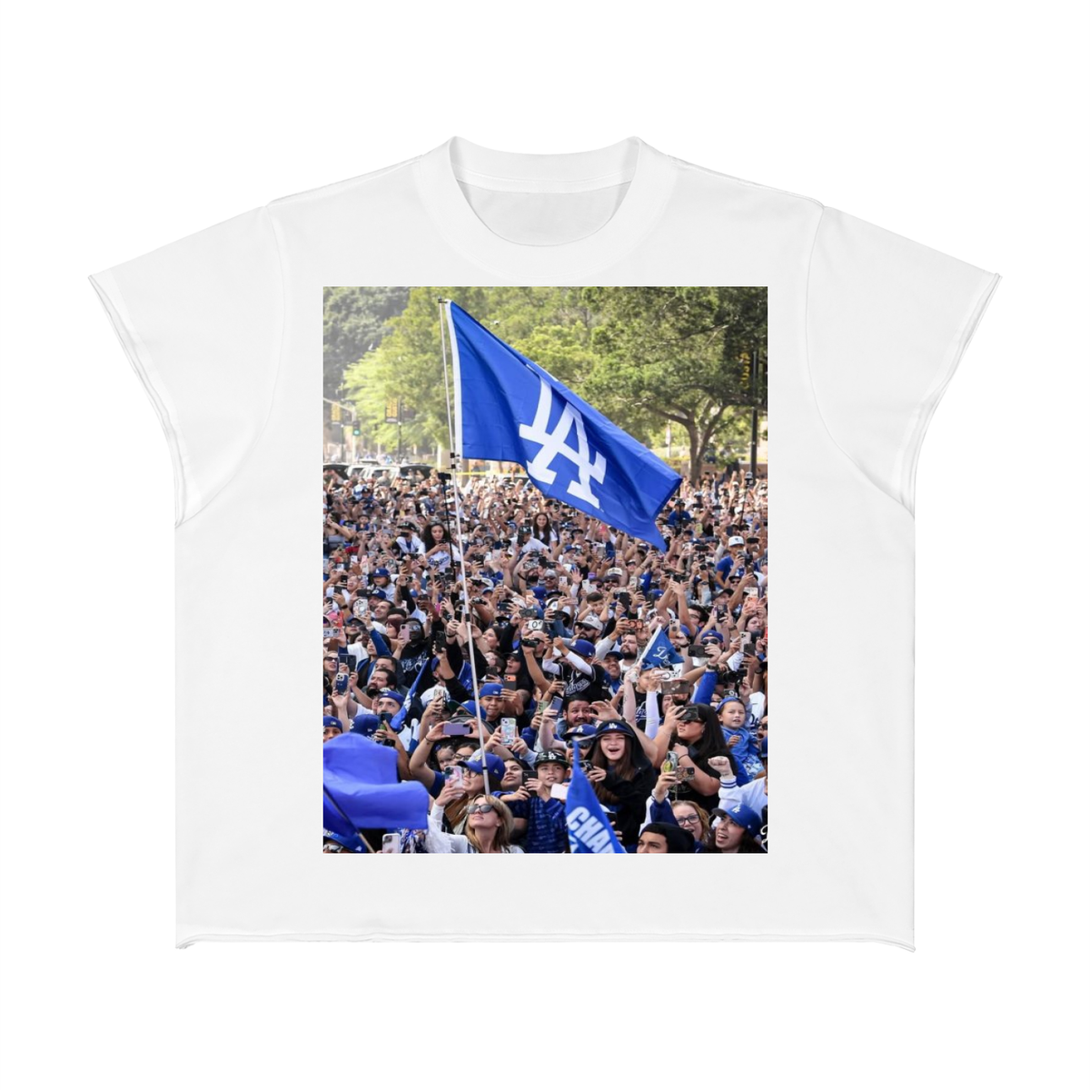 Unisex Boxy Raw Edge T-Shirt