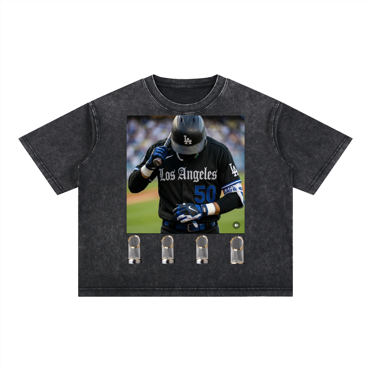 Mineral Wash Boxy Cotton T-Shirt