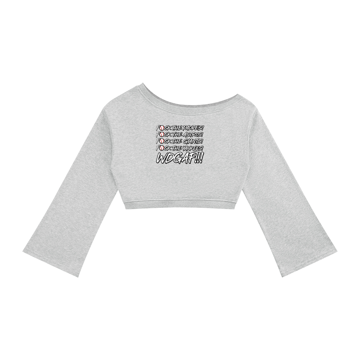 Women's Off-Shoulder Sweatshirt
